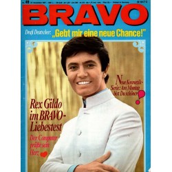 BRAVO Nr.49 / 27 November 1967 - Rex Gildo im Liebestest