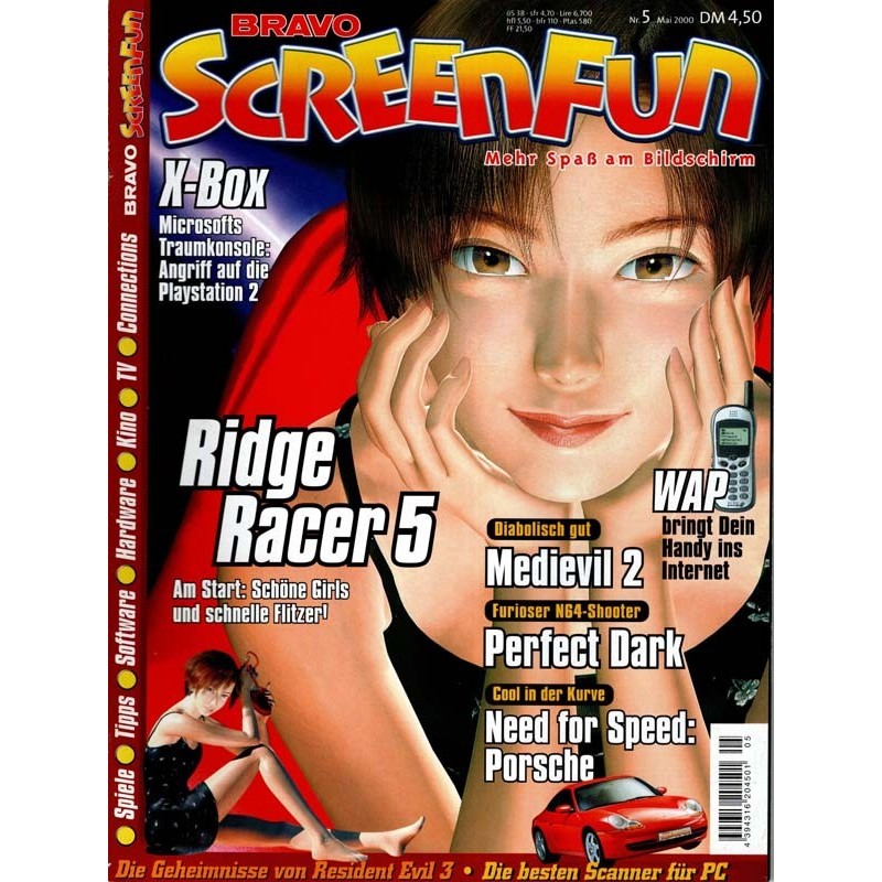 Bravo Screenfun Nr. 5 / Mai 2000 - Ridge Racer 5