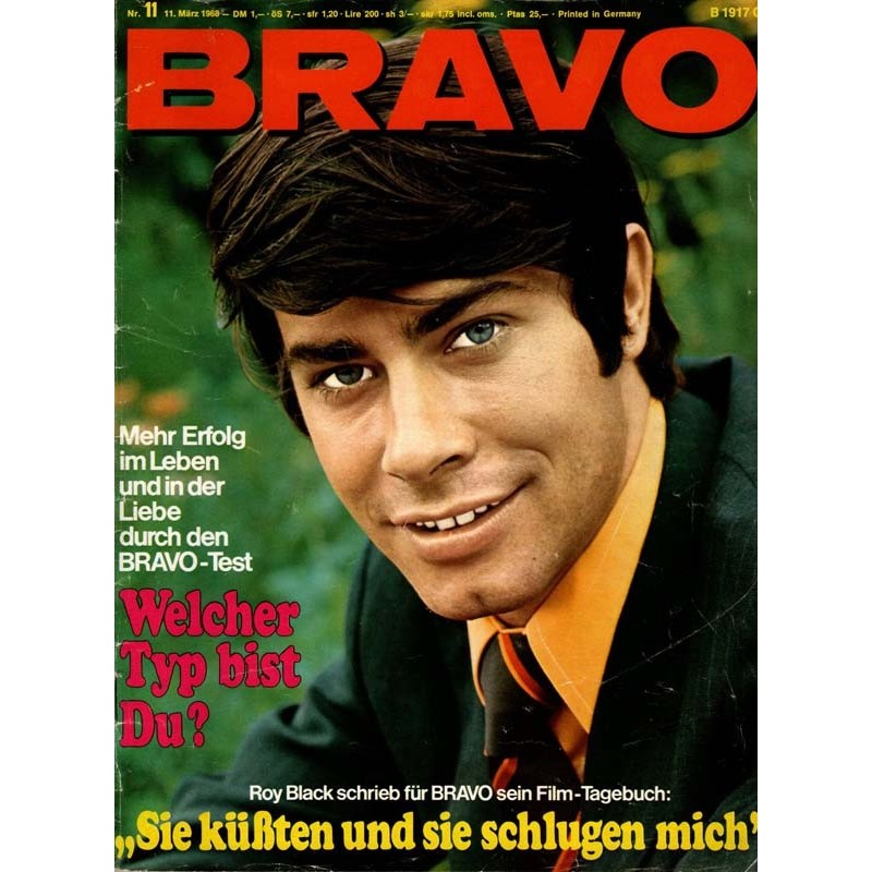 BRAVO Nr.11 / 11 März 1968 - Roy Black schrieb...