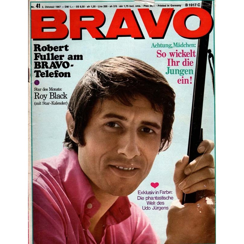 BRAVO Nr.41 / 2 Oktober 1967 - Udo Jürgens