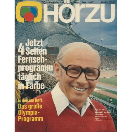 HÖRZU 35 / 28 Aug. bis 1 Sep. 1972 - Das große Olympia-Programm