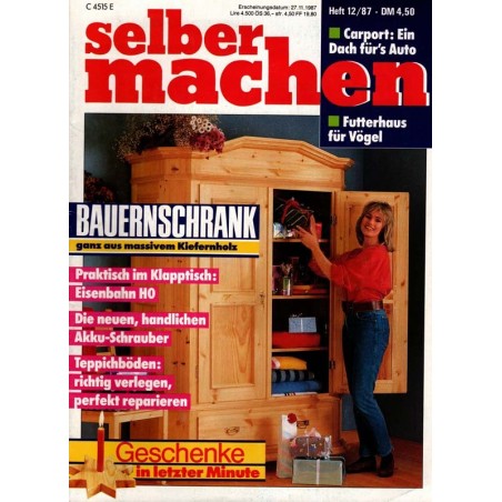 Selber machen 12/87 Dezember 1987 - Bauernschrank
