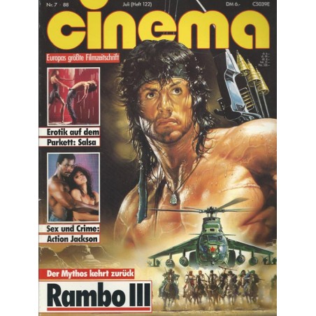 CINEMA 7/88 Juli 1988 - Rambo 3