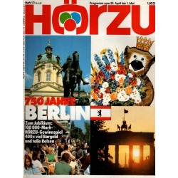 HÖRZU 17 / 25 April bis 1 Mai 1987 - 750 Jahre Berlin