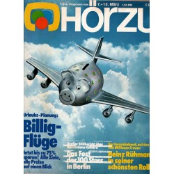 HÖRZU 10 / 7 bis 13 März 1981 - Billig-Flüge
