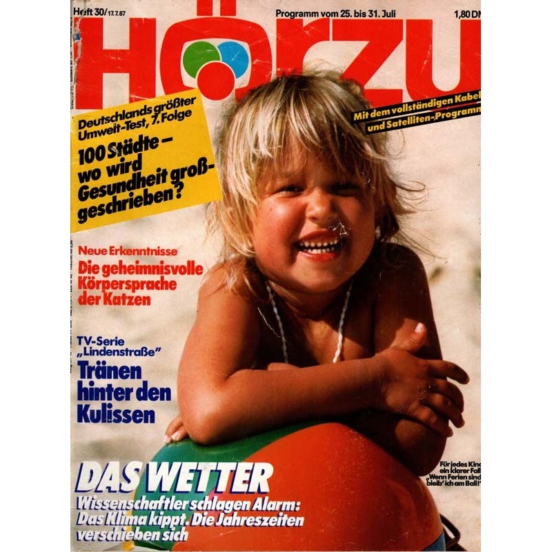HÖRZU 30 / 25 bis 31 Juli 1987 - Das Wetter
