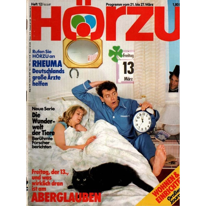 HÖRZU 12 / 21 bis 27 März 1987 - Aberglauben