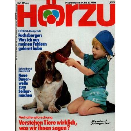 HÖRZU 11 / 14 bis 20 März 1987 - Verhaltensforschung