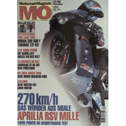 MO Heft 12 / Dezember 1998 - Aprilia RSV Mille